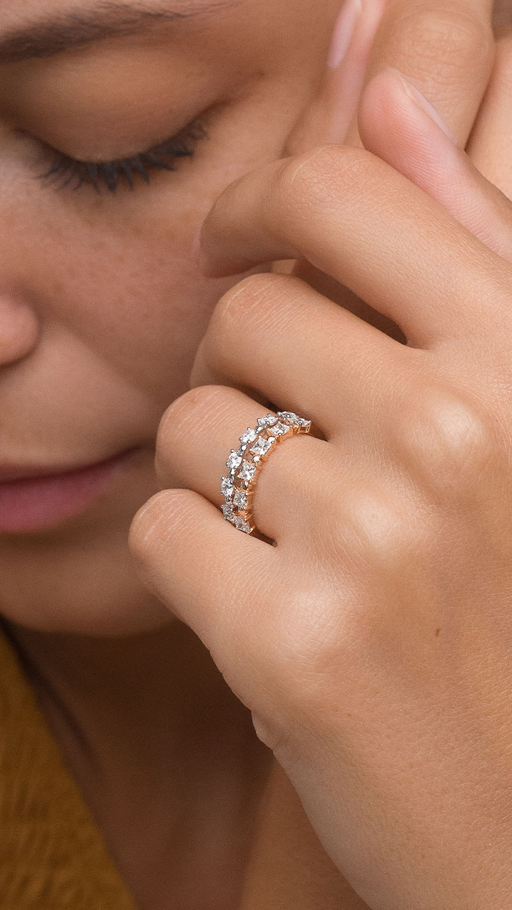 Alliance Dimants Or 18k Craquantes Amantys