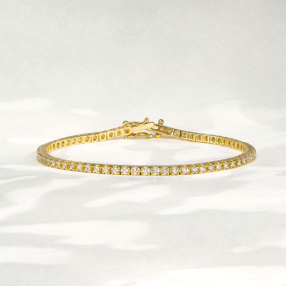 Bracelet modèle Rivière taille brillant Maison Amantys