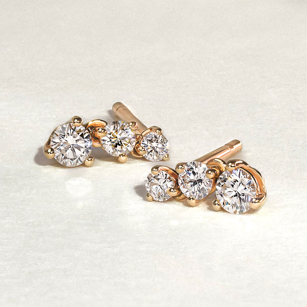 Boucles d'oreilles Les 3 lumières - 72h